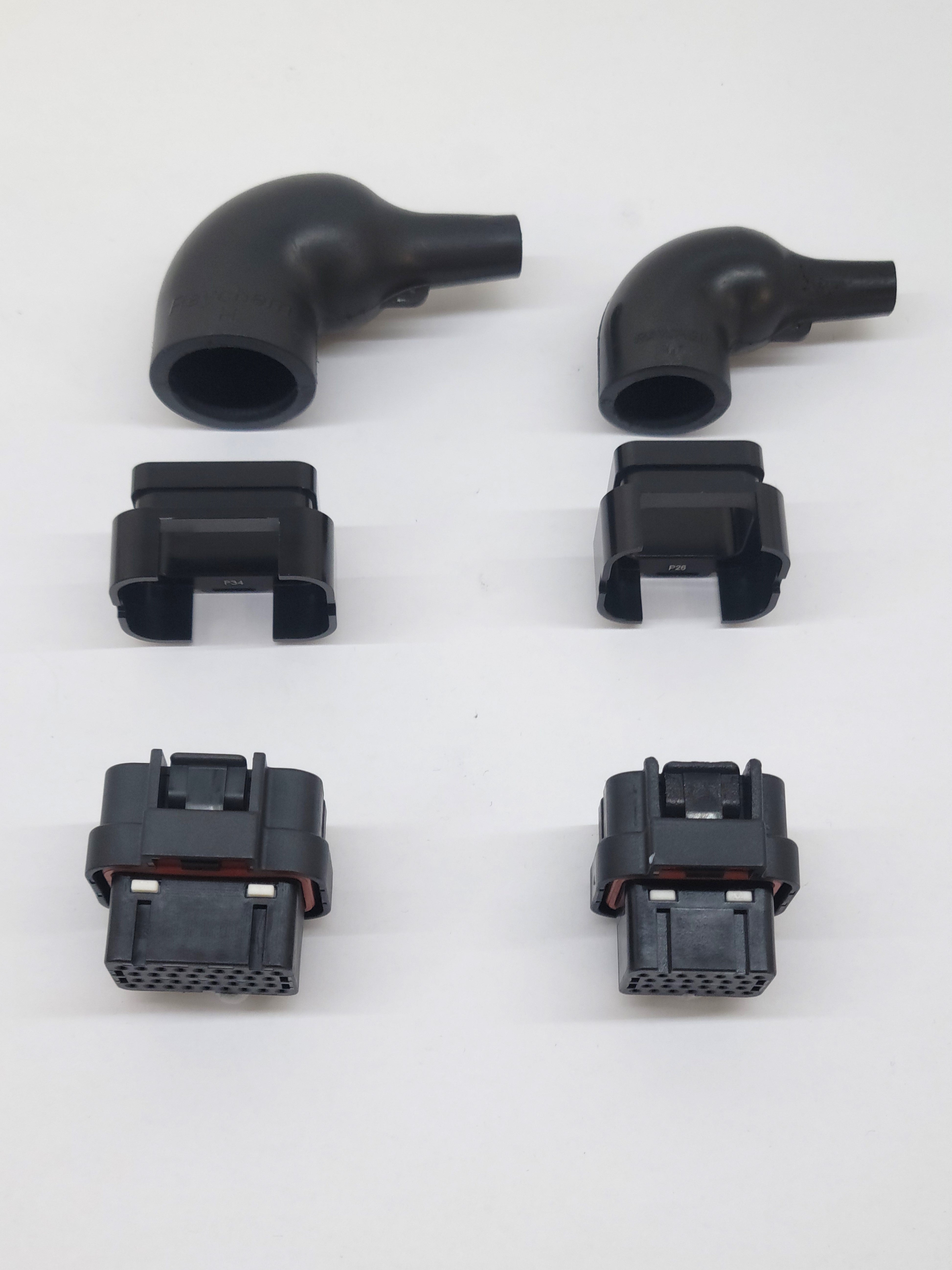 ECU Connector, Back shell and Heatshrink boot kit