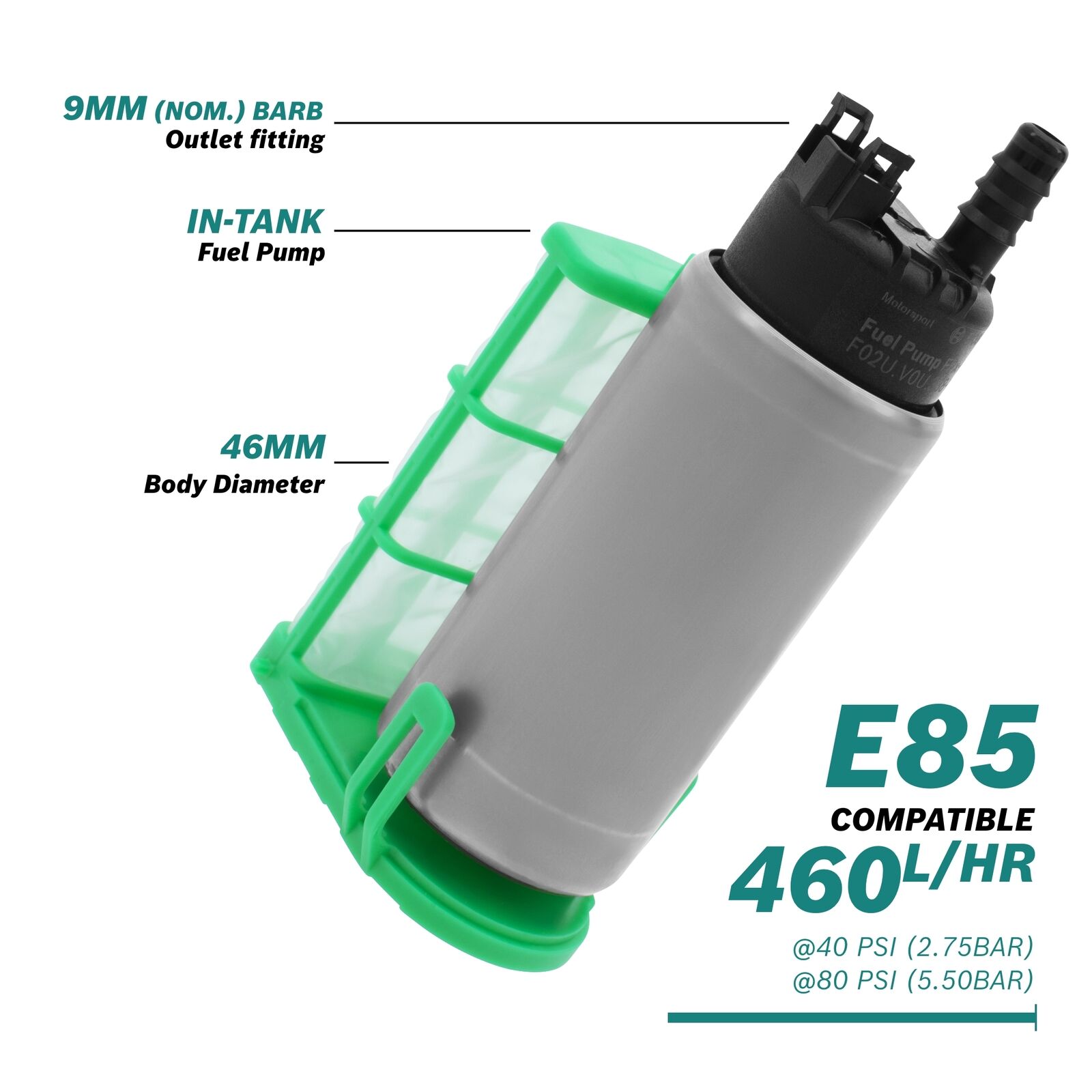 Bosch Motorsport BR540 Intank Fuel Pump