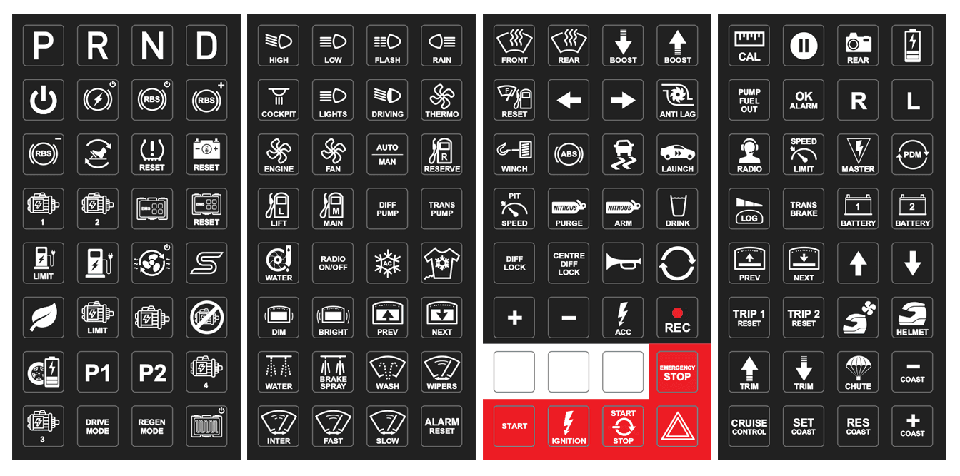 MoTeC 8 Button Keypad