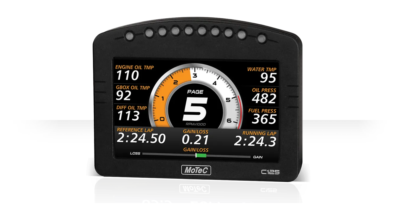 MoTeC C125 5 inch Colour Display Logger